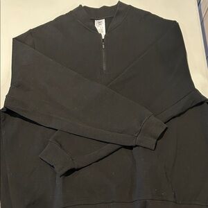 Reebok Men's Black Zip-Up Sweater